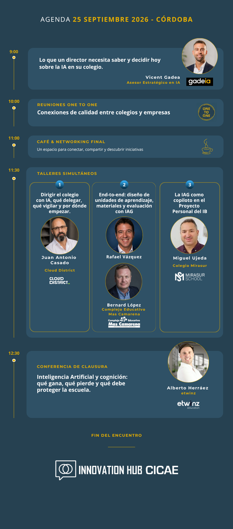 24 Y 25 DE SEPTIEMBRE - AGENDA COMPLETA INNOVATION HUB - Dia 2
